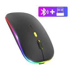 Миша 2.4G Wireless Bluetooth 5.0 Mouse RGB Lights Silence