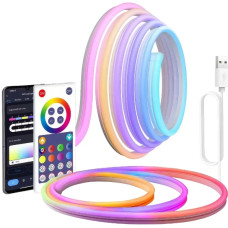 Світлодіодна неонова USB стрічка SFK-11 Bluetooth RGB 5м