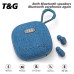 Портативна Bluetooth колонка з навушниками TG813 Blue