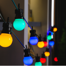 Гірлянда вулична 10 лампочок 5м IP65 SFK-47 Гірлянда вулична 10 лампочок 5м IP65 SFK-47