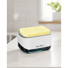 Настільний дозатор для мийного засобу Soap Pump and Sponge Caddy Настільний дозатор для мийного засобу Soap Pump and Sponge Caddy