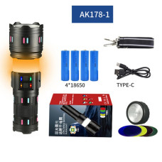 Ліхтар AK178-1 PM60-TG - COB 4x18650