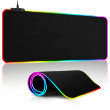 Ігровий килимок Fantech MPR800S RGB 700×300 мм з підсвічуванням Black