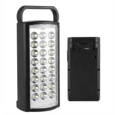 Аварійний акумуляторний ліхтар HER-TEX HT-2626 Black