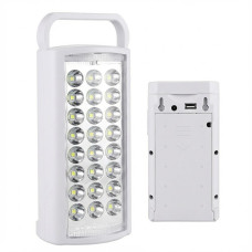 Аварійний акумуляторний ліхтар HER-TEX HT-2626 White