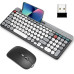 Бездротова клавіатура з мишею ZYG 806 Bluetooth 2.4G Black